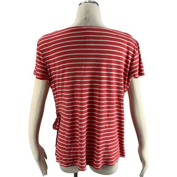 Ma Cherie Maternity XL Striped Top Side Tie Short - Picture 3 of 5